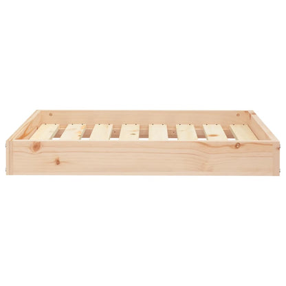 Cama Para Perros Madera Maciza De Pino 71,5x49x9 Cm / Vetonek_3