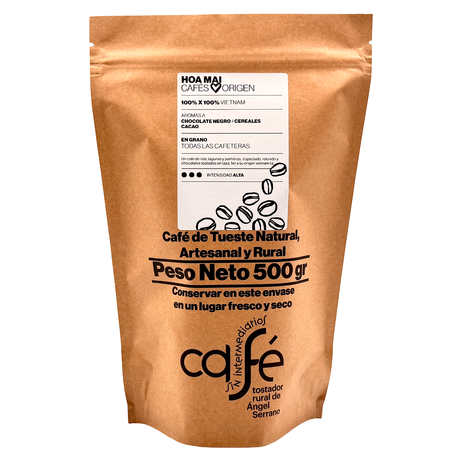Cafe Sin Intermediarios Café Vietnam Hoa Mai En Grano 500 G_0