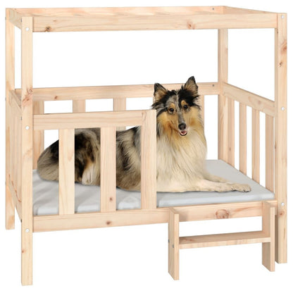 Vidaxl Cama Para Perros Madera Maciza De Pino 105,5x83,5x100 Cm_3