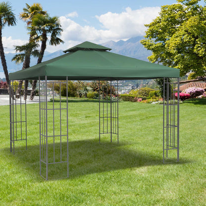 Outsunny Techo De Reemplazo 3x3m Para Estructura De Carpa Pabellón_1