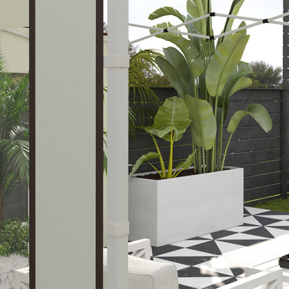 Outsunny Paredes Laterales Para Carpa De 2 Paneles 295x195 Cm Crema_3