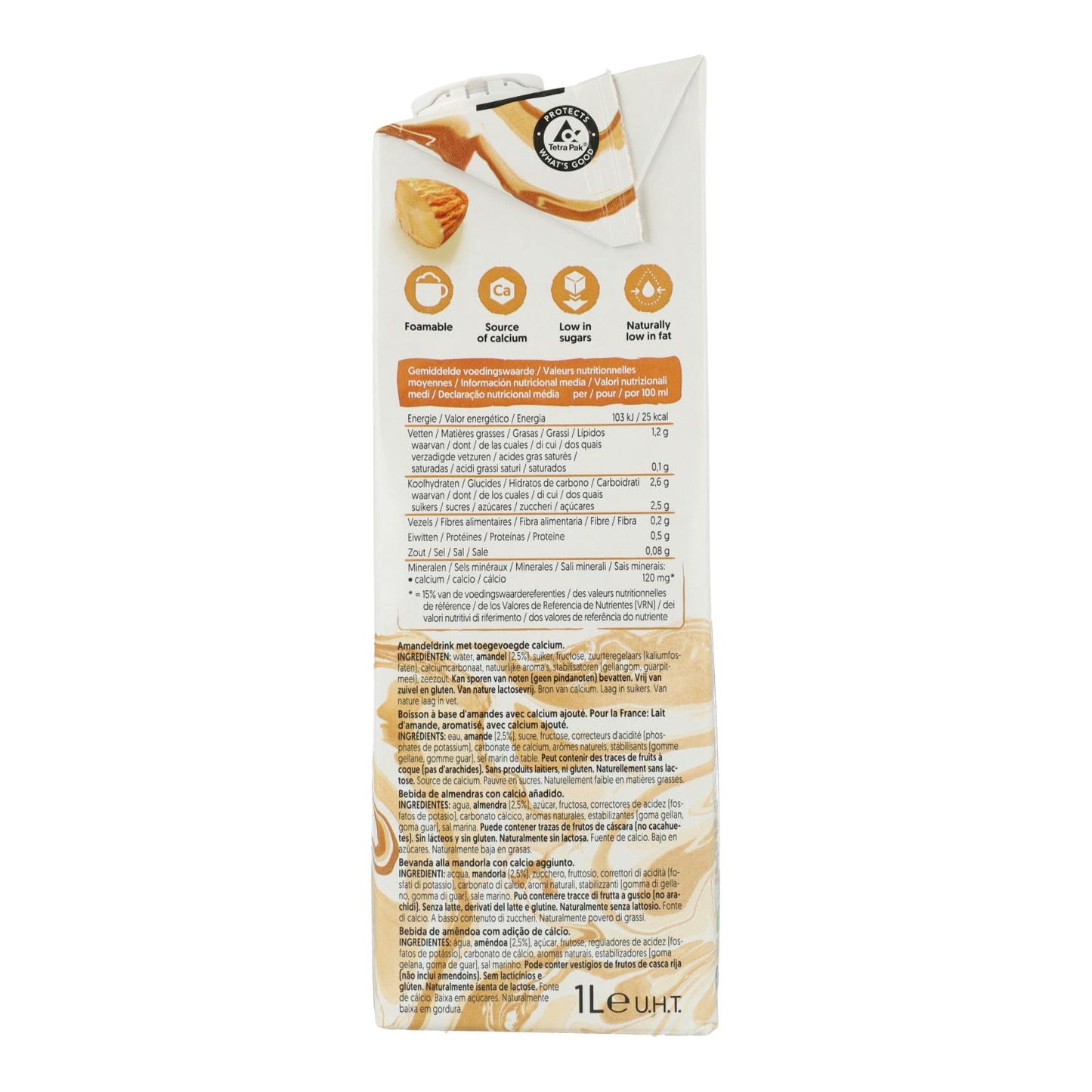 Pack 8 uds Bebida de Almendra Barista Alpro 1 Litro