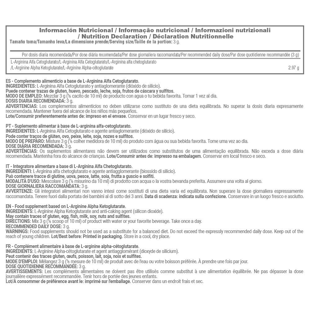 Aakg - 150g - Aumenta La Fuerza - Masmusculo_4