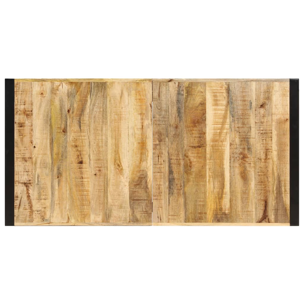 Mesa De Comedor De Madera Maciza De Mango 160x80x75 Cm_4