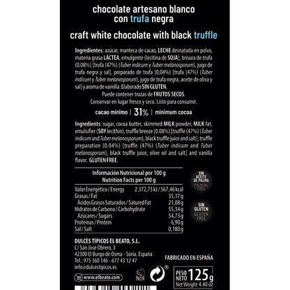 Chocolate Artesano Blanco Con Trufa Negra_1