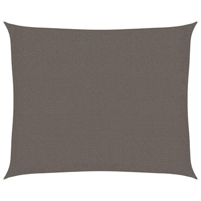 Vidaxl Toldo De Vela Gris Antracita Hdpe 160 G/m² 2,5x3 M_0
