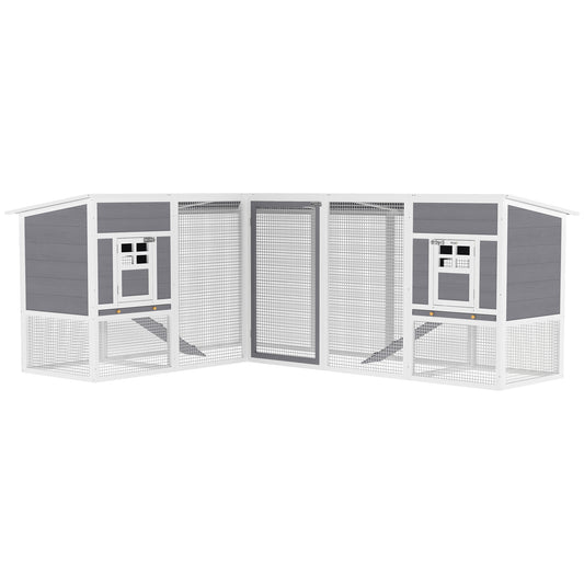 Pawhut Gallinero De Madera Grande Exterior_0