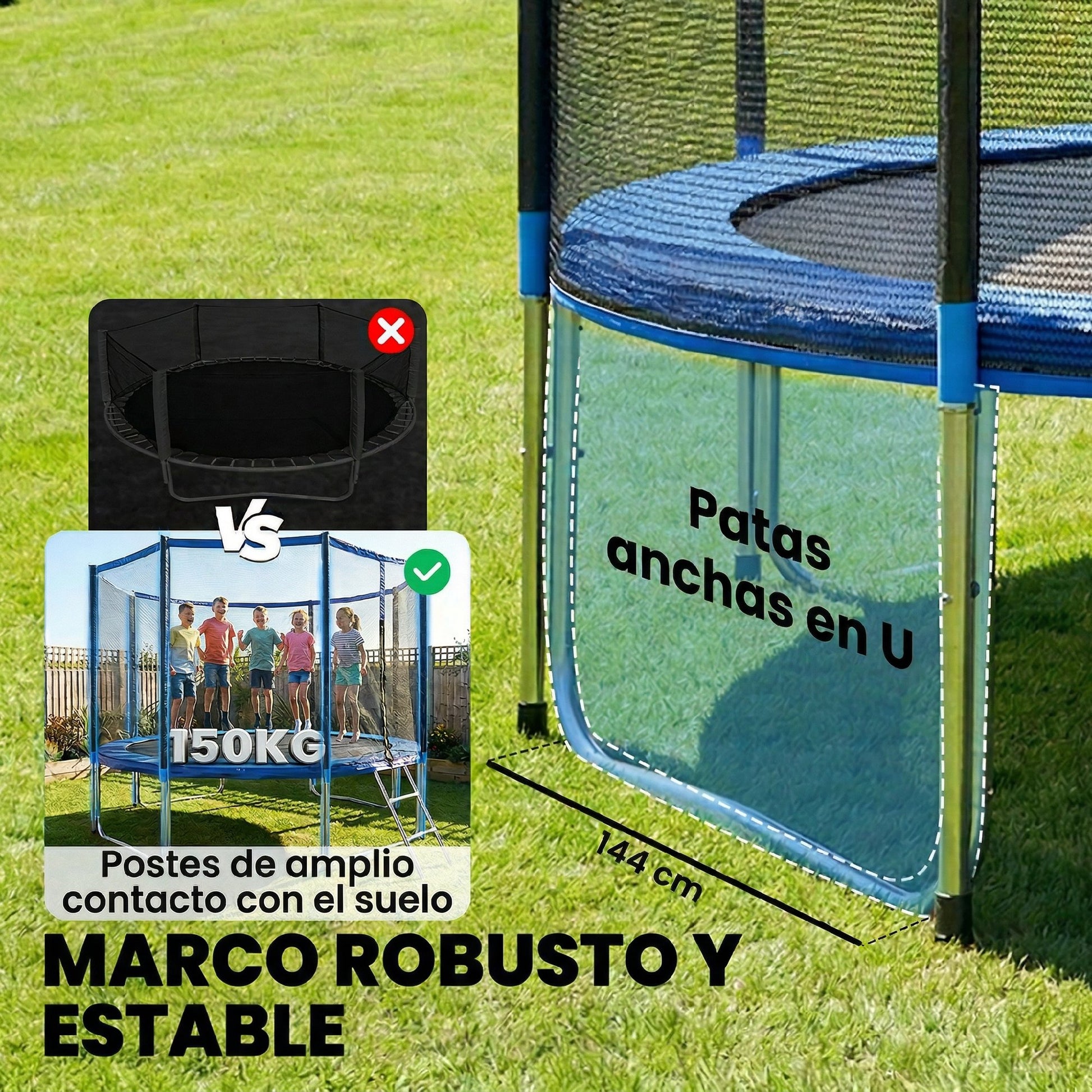 Sportnow Cama Elástica Para Niños Exterior Ø366 Cm_3