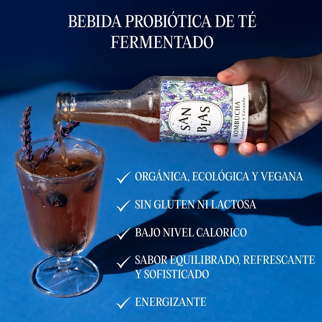 Kombucha Natural Ecológica | Pack 12 Botellas X 250 Ml | 4 Sabores Sin Pasteurizar | Bebida Probiótica Fermentada_3
