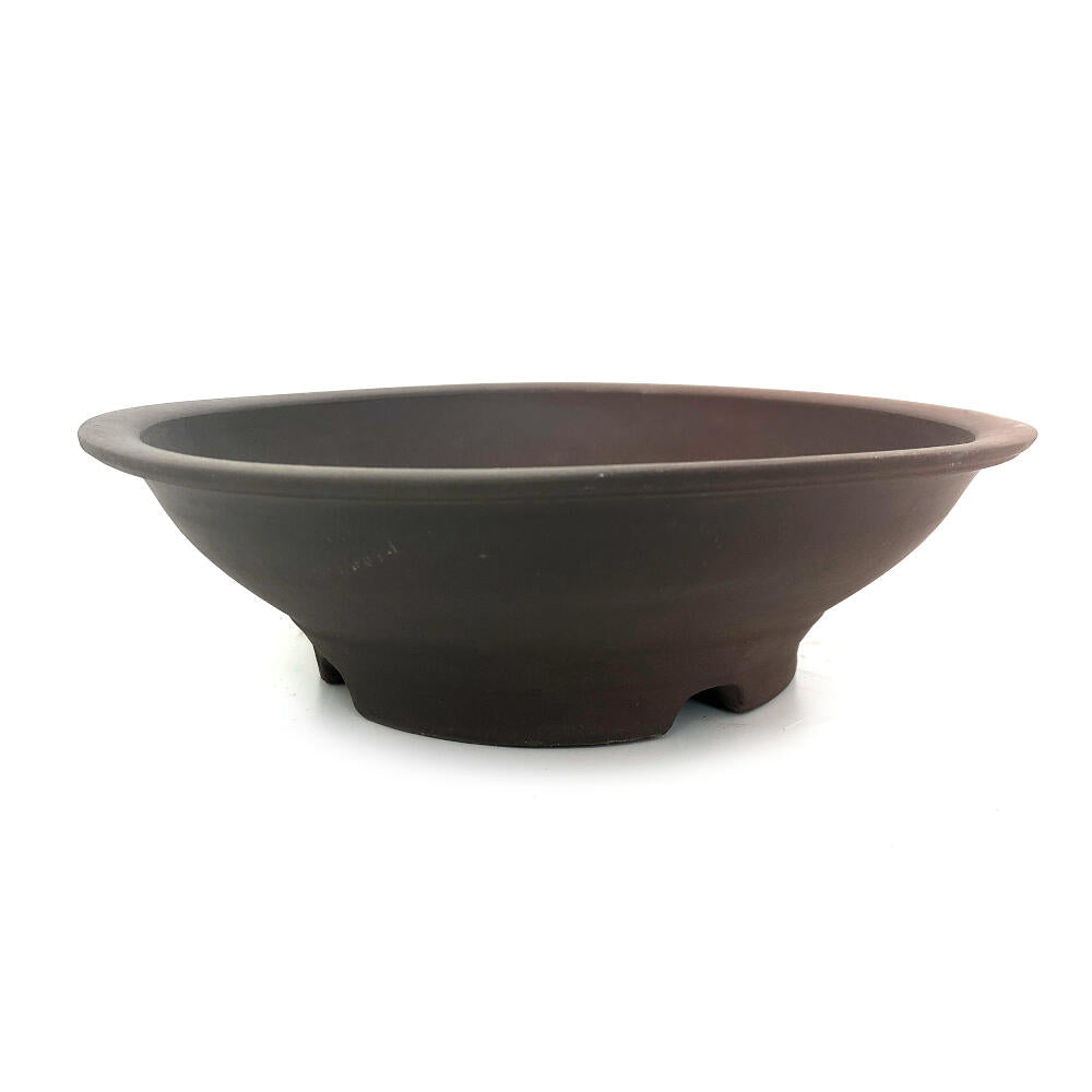 Tiesto Bonsai Redondo De Gres Sin Esmaltar 28x8cm_0