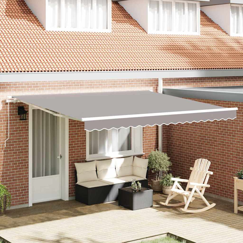 Toldo Retráctil Gris Claro 400 X 350 X 165 Cm_1