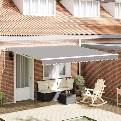 Toldo Retráctil Gris Claro 400 X 350 X 165 Cm_1