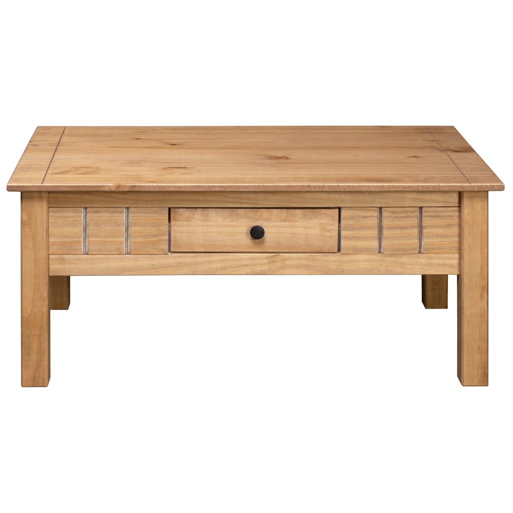 Mesa De Centro Madera Maciza De Pino Estilo Panamá 100x60x45 Cm_3