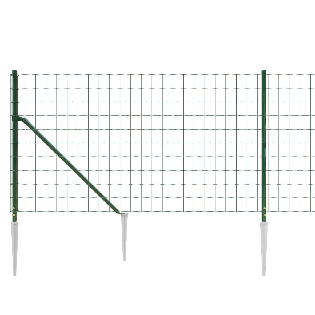 Cerca De Alambre Con Pinchos De Anclaje Verde 1x25 M / Vetonek_3
