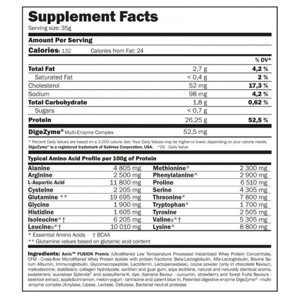 Whey Pure Fusion 1 Kg Plátano