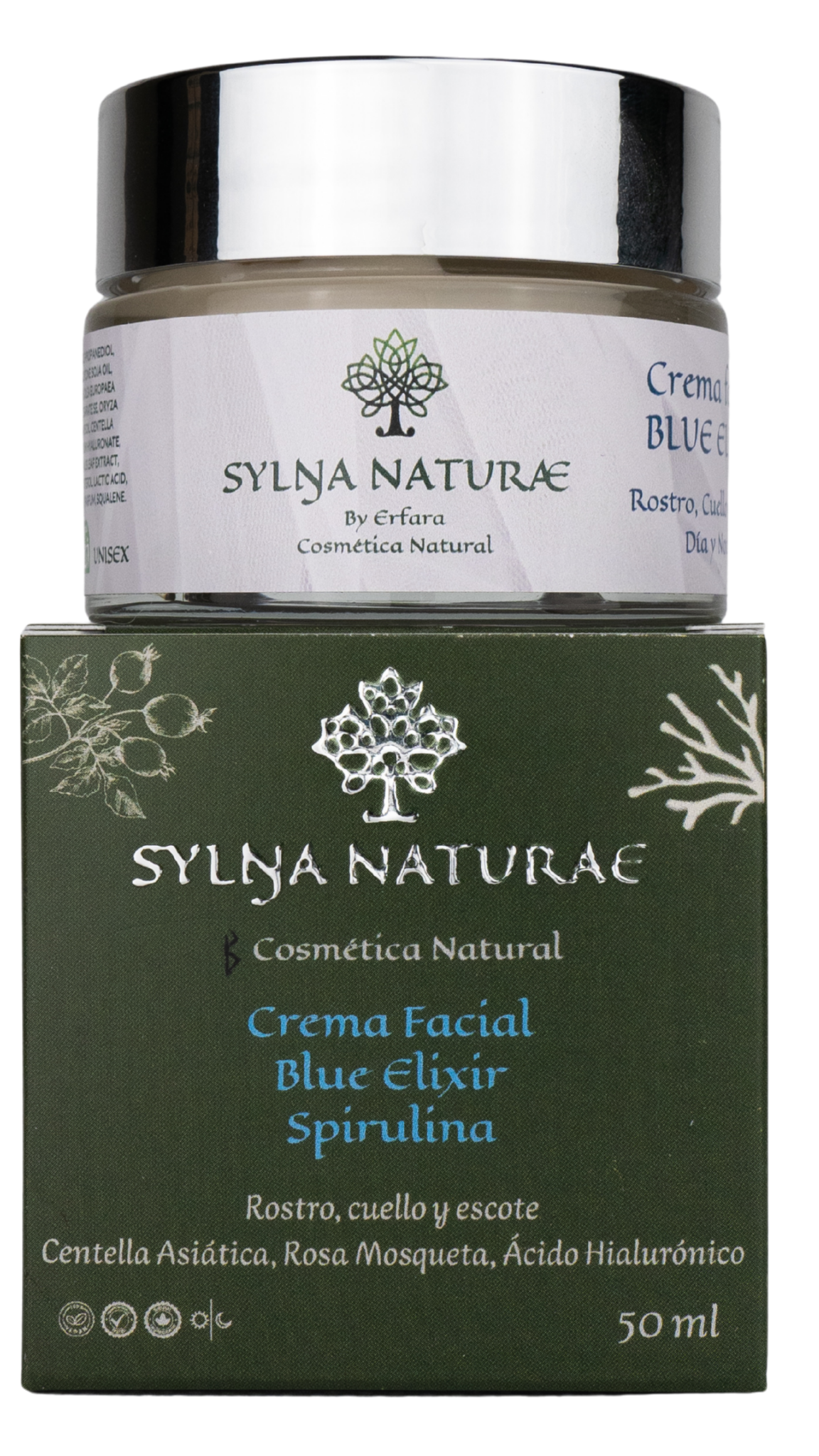 Crema Facial Regenerante Luz Azul Sylna Naturae Día Y Noche 50 Ml_0