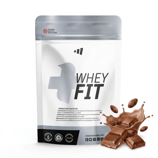 Whey Fit - 1kg - Chocolate Con Leche - Aumenta La Masa Muscular - Masmusculo_0