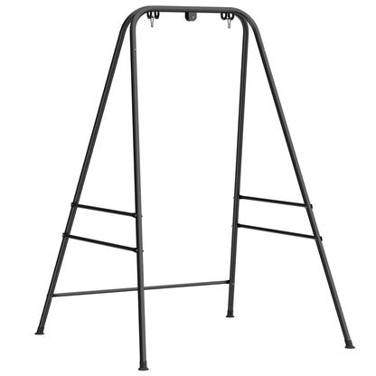 Outsunny Soporte Para Silla Colgante Y Hamaca 183 Cm Estructura De Acero Negro_0