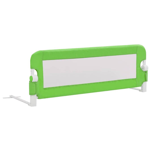 Vidaxl Barandilla De Seguridad Cama De Niño Poliéster Verde 120x42 Cm_0