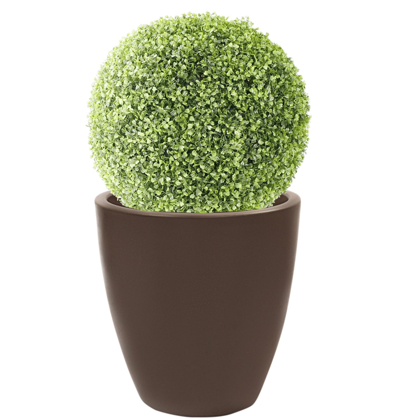 Macetero De Polietileno Por Rotomoldeo Color Topo 40x40 Cm_2