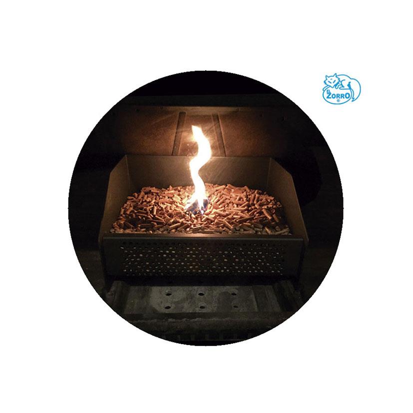 Cesta quemador de pellets 30x25x17 Imex el Zorro