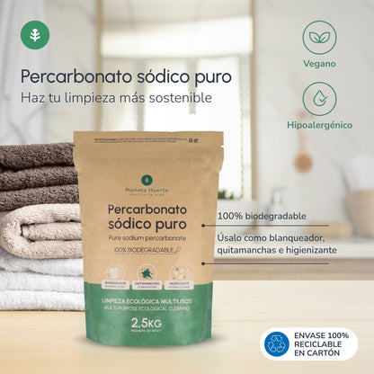 Pack 3x Percarbonato sódico Planeta Huerto 2,5 kg