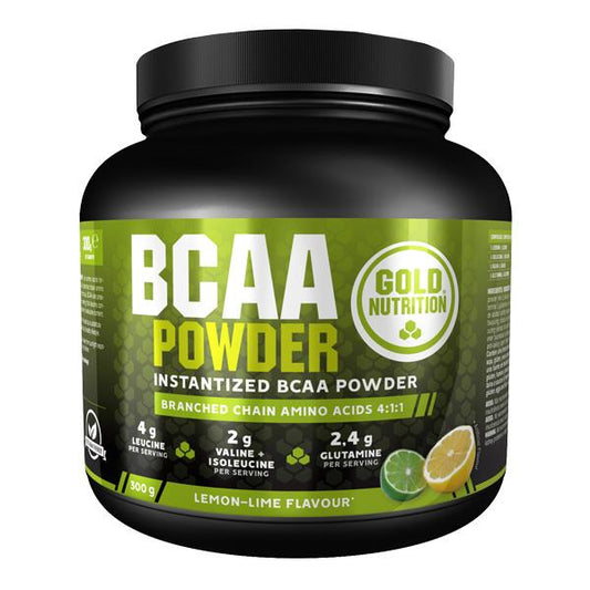 BCAAÂ´s Powder Gold Nutrition  300g Limón