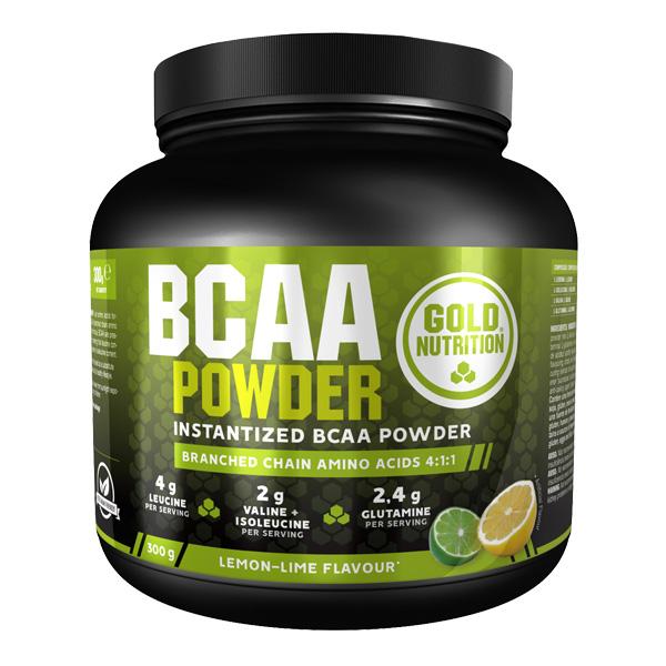 BCAAÂ´s Powder Gold Nutrition  300g Limón