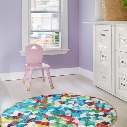 Wellhome Silla Para Niños Rosa_3