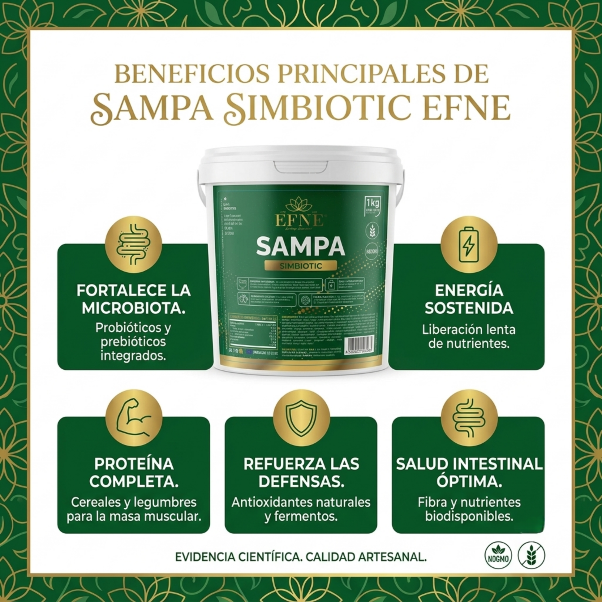Nutrición Consciente Y Fermentación Viva En Un Solo Envase. El Simbiotic Sampa Es Una Mezcla Integral Y Ecológica De Cer_1