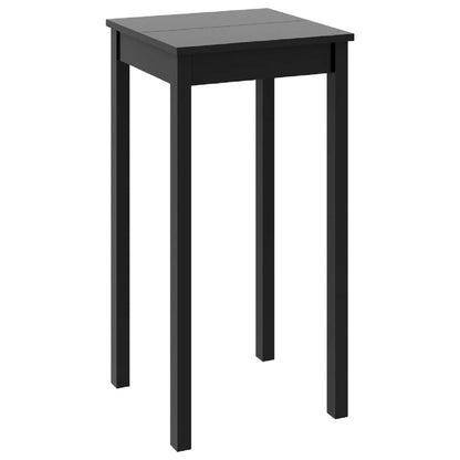 Mesa Alta De Bar Mdf Negra 55x55x107 Cm_0