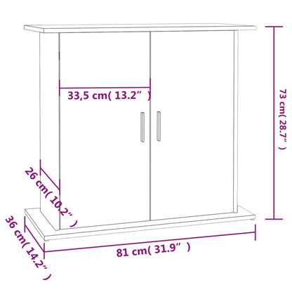 Vidaxl Soporte Para Acuario De Roble Sonoma 81x36x73 Cm De Madera De Ingeniería_2