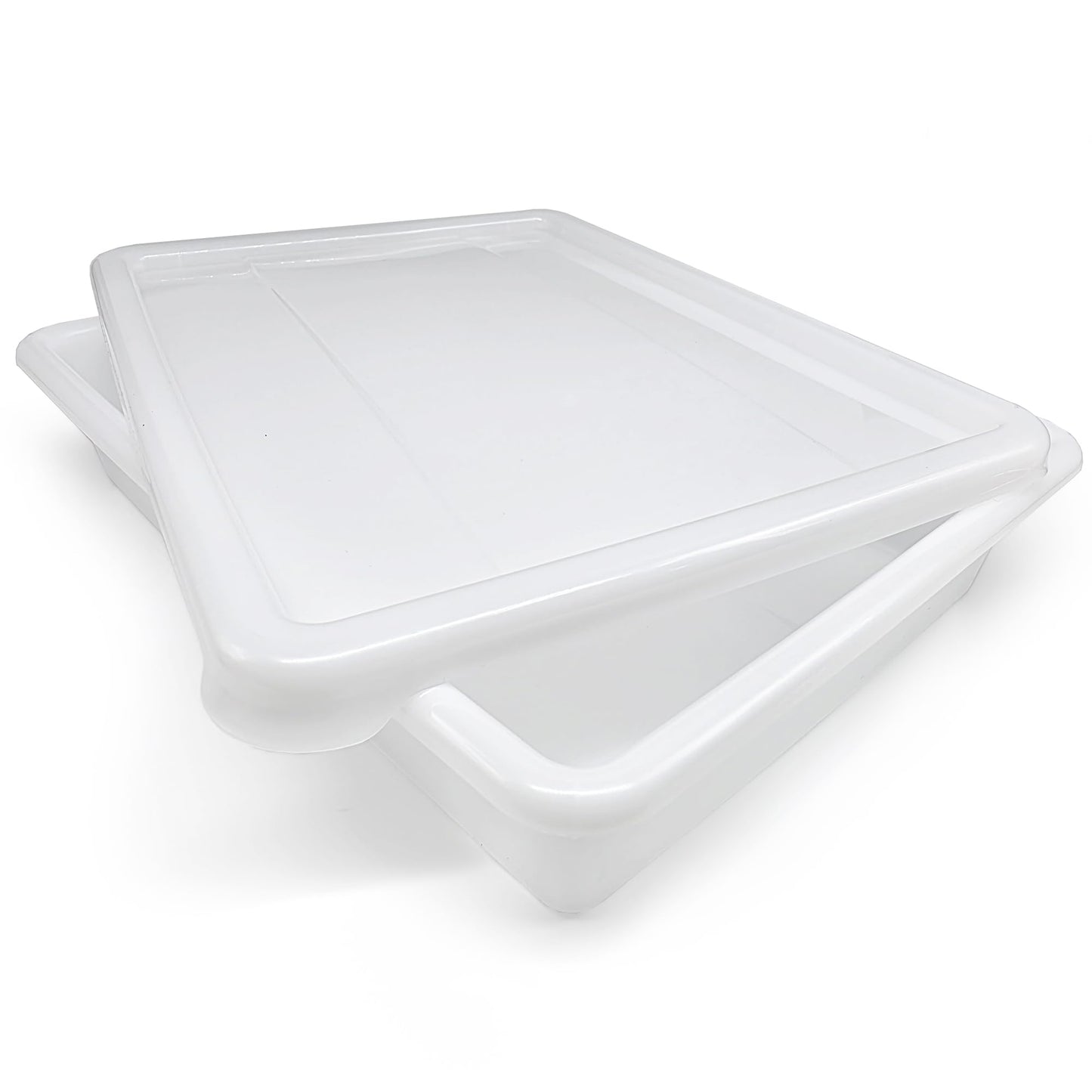 9 Bandejas Uso Alimentario Con Tapa: 15l Sin Bpa's (55,3 X 41 X 9,3cm) - Cocinas, Restaurantes, Pescaderías, Catering_0