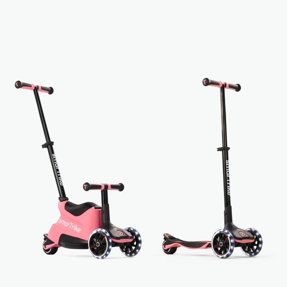 Correpasillos Patinete Evolutivo 5 En 1 Smartrike Xtend Scooter+ride On Salmon Pink_1