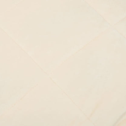 Vidaxl Manta Con Peso Tela Color Crema Claro 220x240 Cm 11 Kg_3
