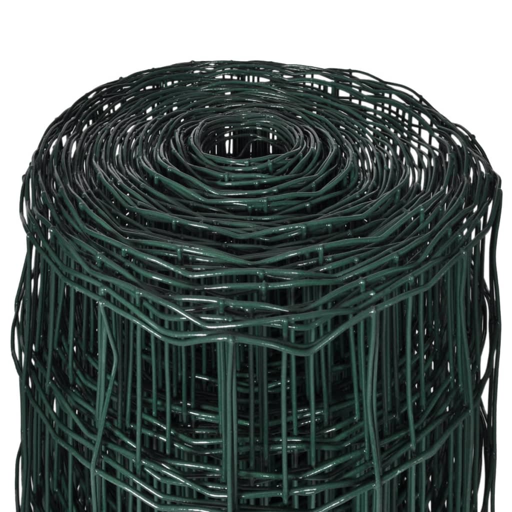 Set De Euro Valla Acero Verde 25x1 M / Vetonek_1