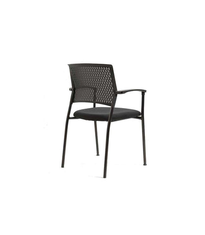 Pack De 4 Sillas Confidente Acabado Negro, 55 Cm(ancho) 85 Cm(altura) 55cm(fondo)_5