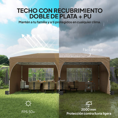 Outsunny Carpa Plegable 6x3 M_3