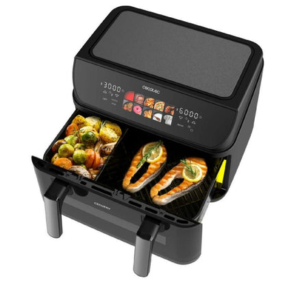 Cecotec Freidora De Aire 10l, 4 Resistencias, Air Fryer, Cecofry&grill Duoheat 10000. 2800w, Dorado Perfecto Y Sabor De_1
