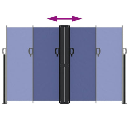Vidaxl Toldo Lateral Retráctil Azul 160x1200 Cm_4