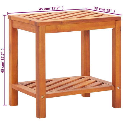 Mesa Auxiliar De Madera Maciza Acacia 45x33x45 Cm_4