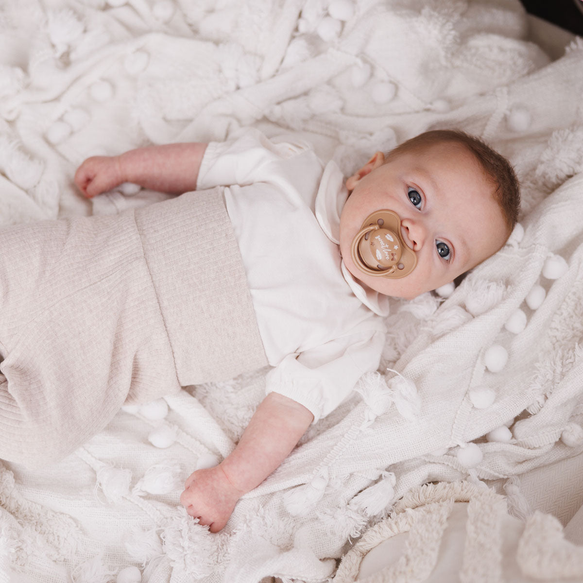 Chupetes Tetina Anatómica De Silicona 0-6 Meses Beige_5