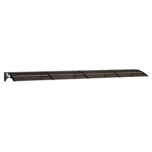 Marquesina De Puerta Policarbonato Negro 400x75 Cm_0