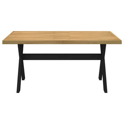 Mesa Comedor Noain Patas Forma X Madera Maciza Pino 160x90x75cm_1