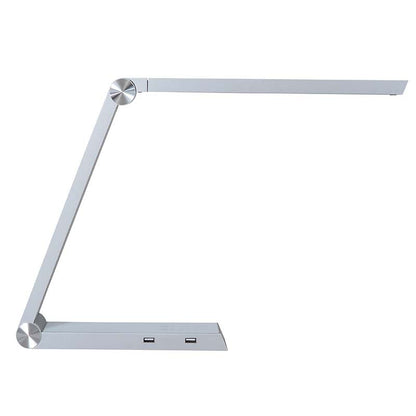 Lámpara De Estudio Silver Triangle Con Cargador Inalámbrico Ti, Blanco Dual, Regulable_1