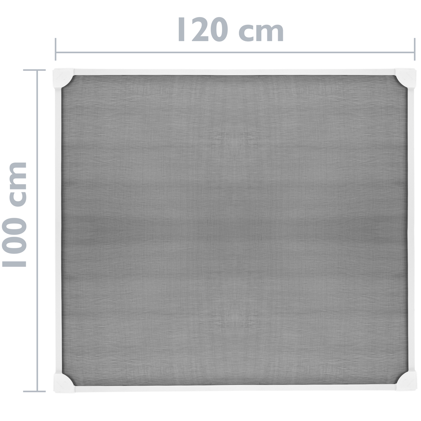 Mosquitera Para Ventana Max 100 X 120 Cm Magnética Pvc Flexible Blanco_1