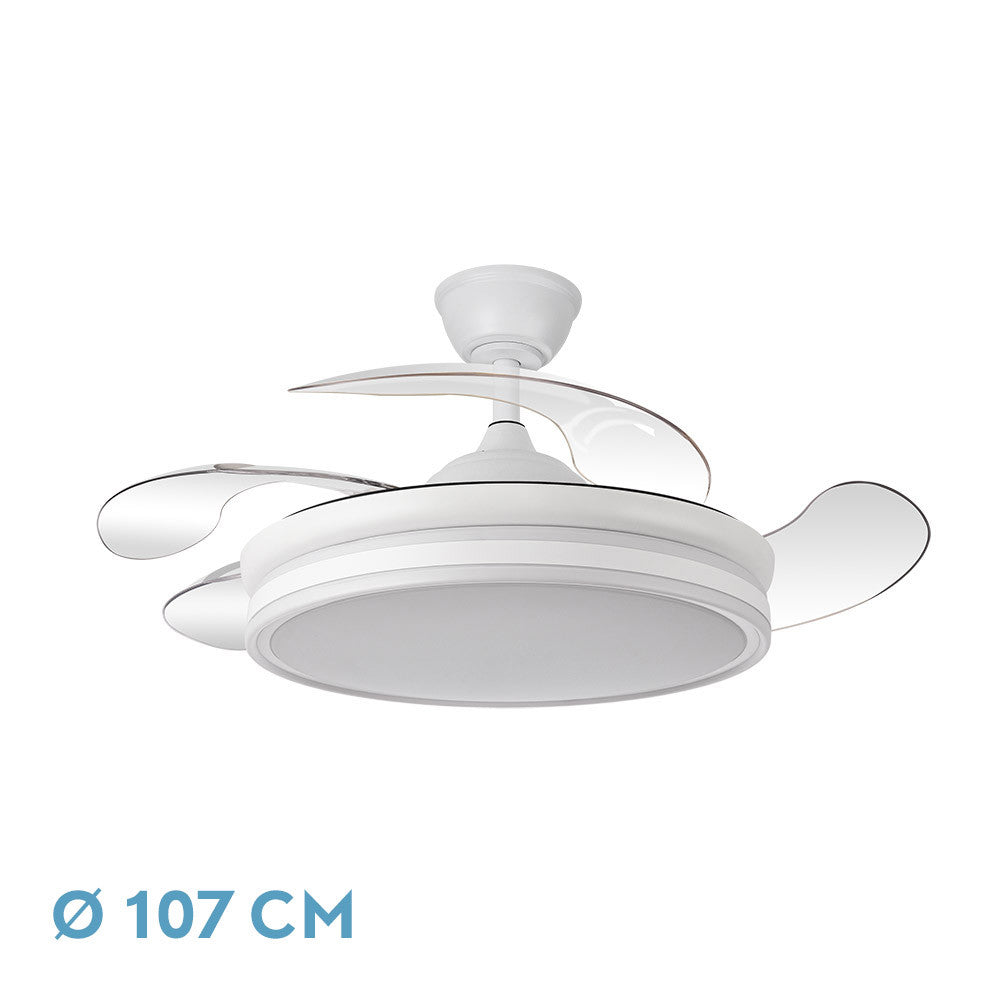 Ventilador Bayomo 72w 6120lm Blanco 3 Aspas Desp. 32/47x49/108 D.3 Color.motor Dc.remoto_0