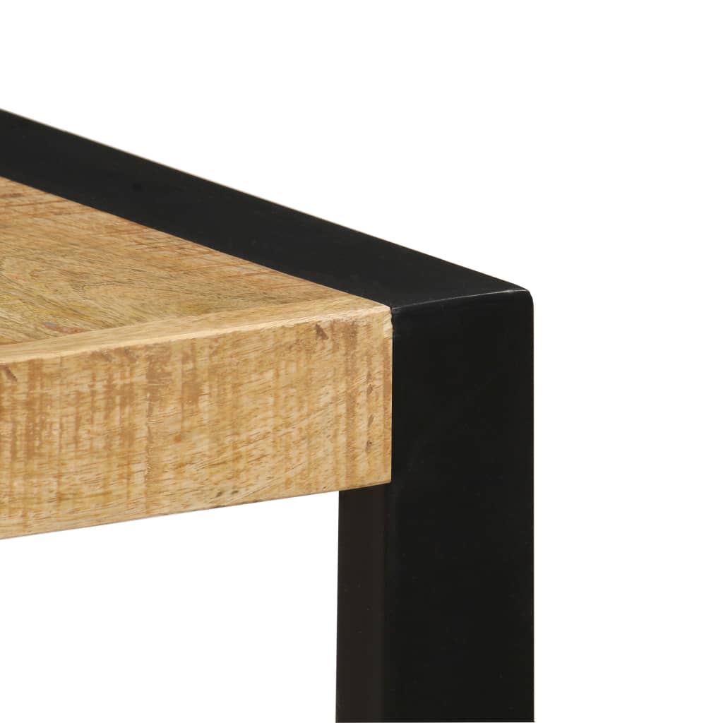 Mesa De Comedor Madera Maciza De Mango 140x70x75 Cm_3