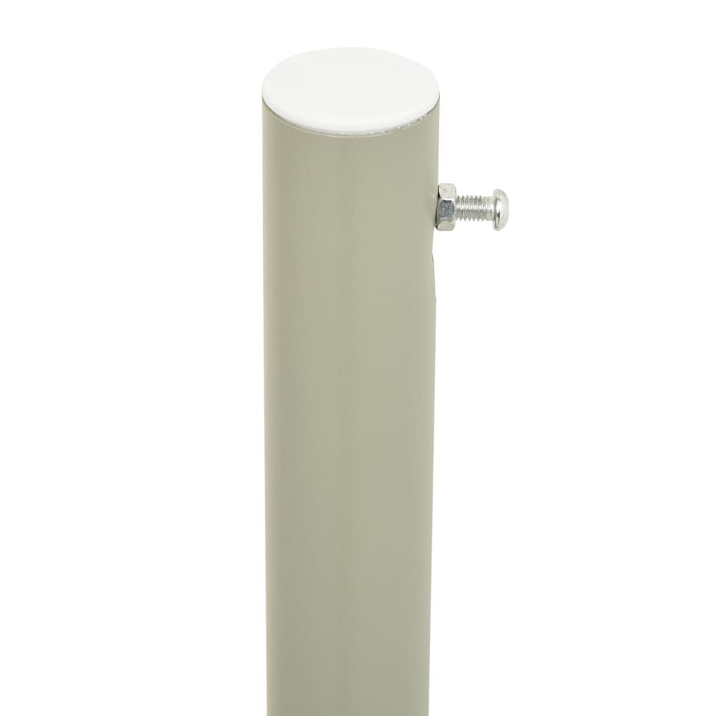 Vidaxl Toldo Lateral Retráctil Para Patio Rojo 140x600 Cm_3