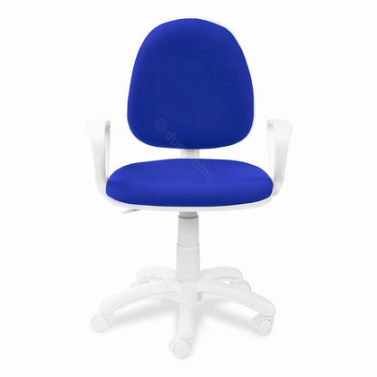 Silla De Escritorio Dolphin Tejido, Azul, 47 X 89-98 X 42cm_4